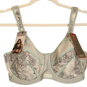 NEW berlei serena williams high impact sports bra 34d immersive print